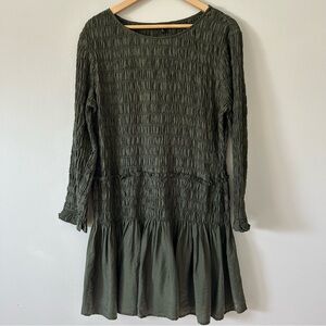 Olive Long Sleeve Tunic Top size XL